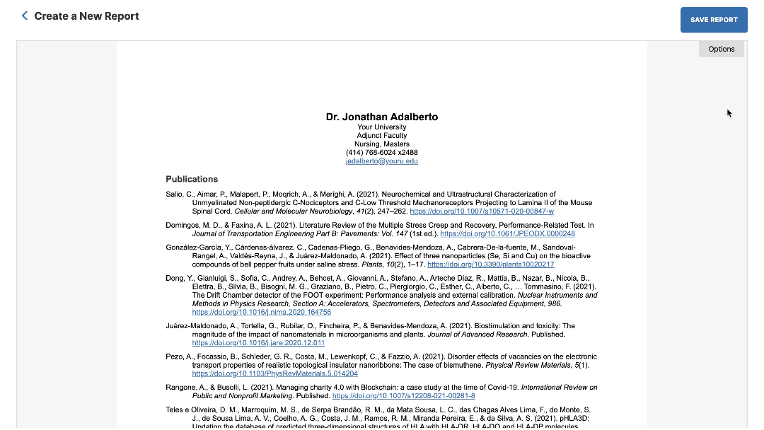 How to Configure Your Web Profiles with Faculty Success – Watermark