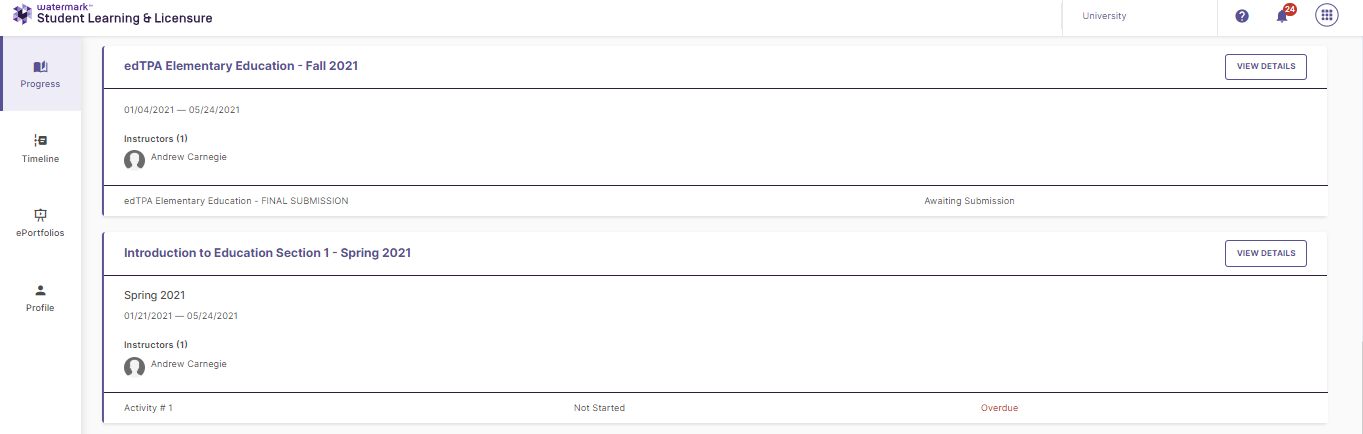 EdTPA Submissions – Watermark