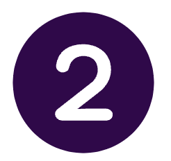 Number 2 in a circle.