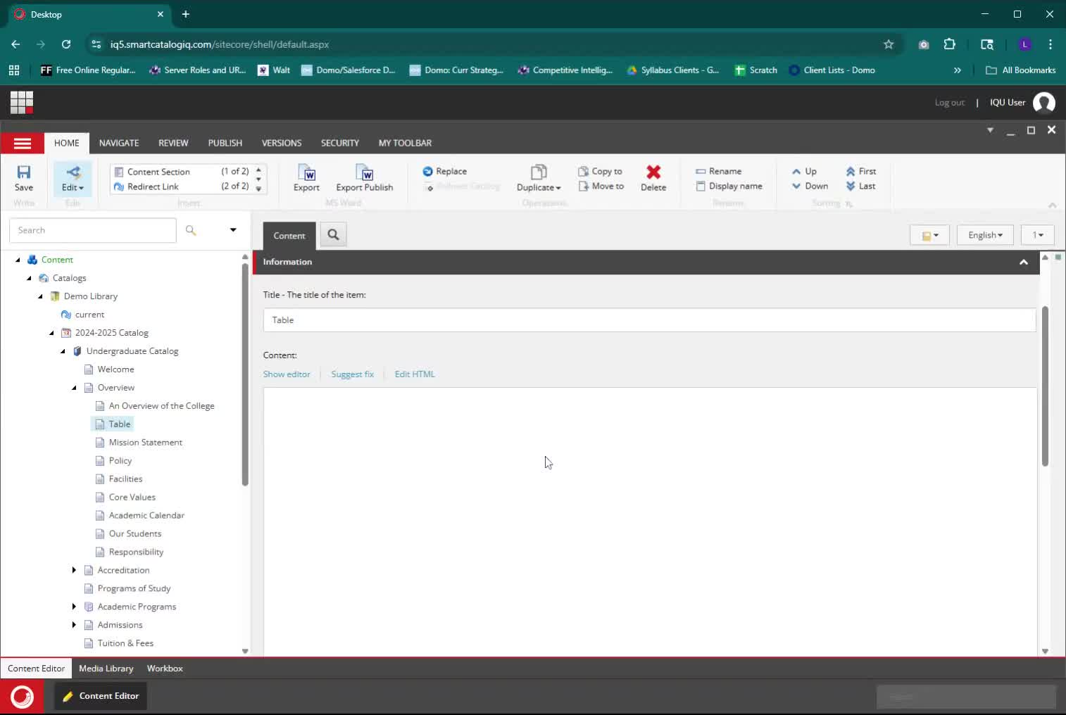 Image of Content Editor
