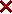 A cross (delete) icon.
