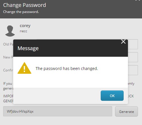 Password Changed