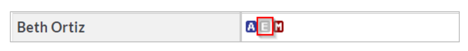 The enrollment selection page showing a member listed with role options. The evaluator role is highlighted.