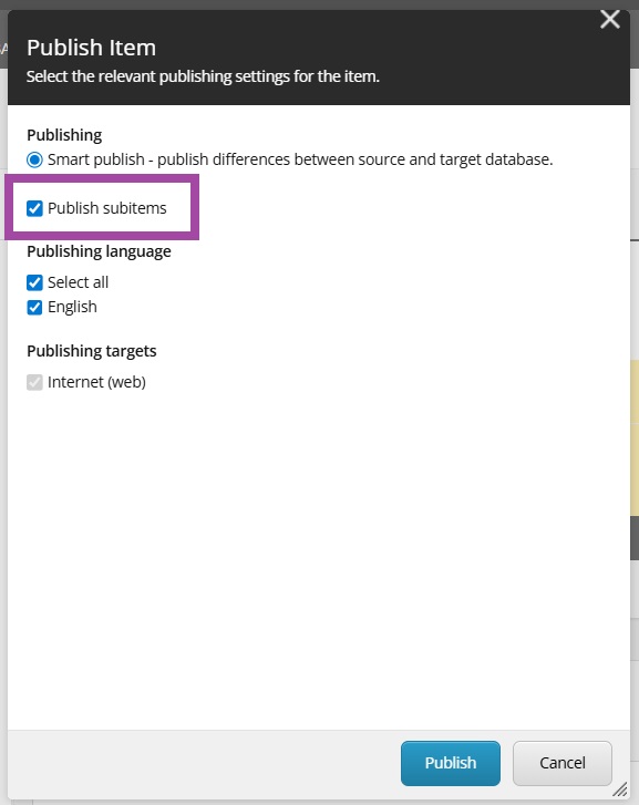 Publishing Wizard Publish Subitems checkbox checked.jpg