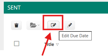 The image shows the Edit Due Date button.