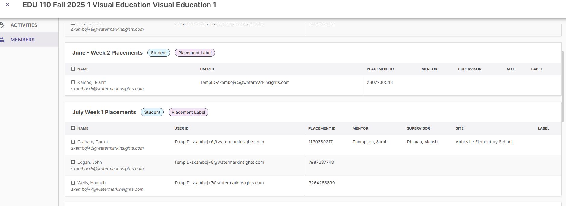 Step 4 major destination targeting screen.