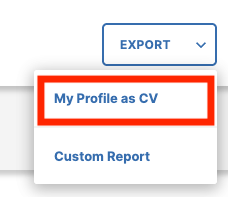 My Profile as CV Export Report.png