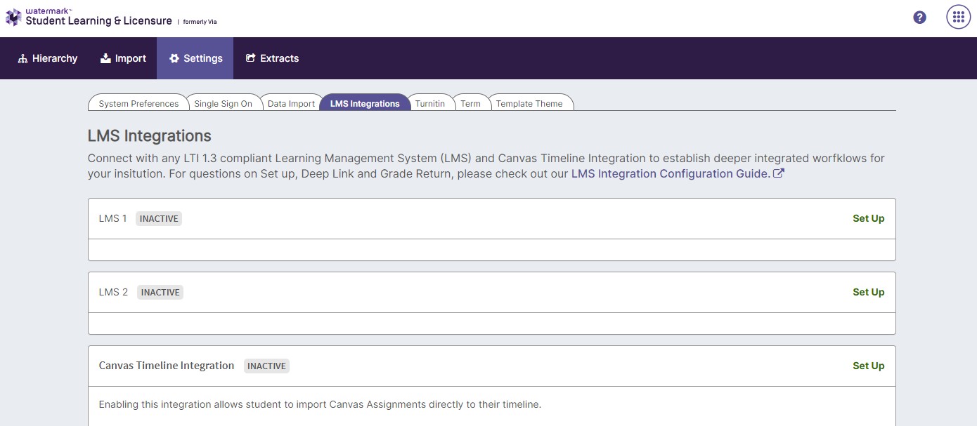 Canvas LTI 1.3 Integration - Administrator Setup – Watermark